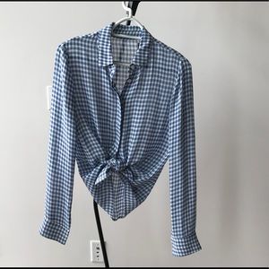 Reformation Gingham Button-down